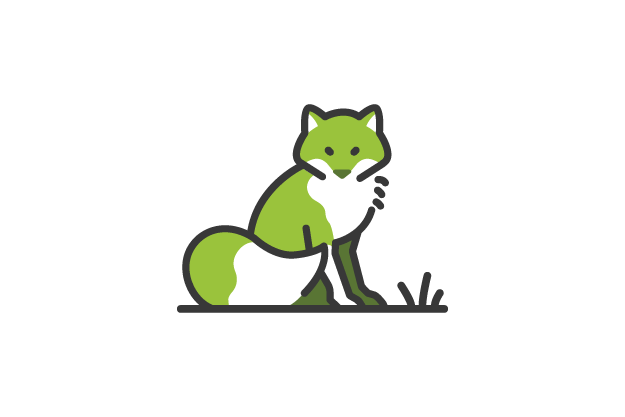 Vector Illustration of a fox