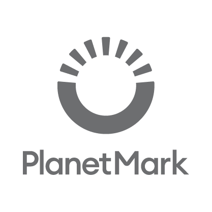 PlanetMark monochrome accreditation logo